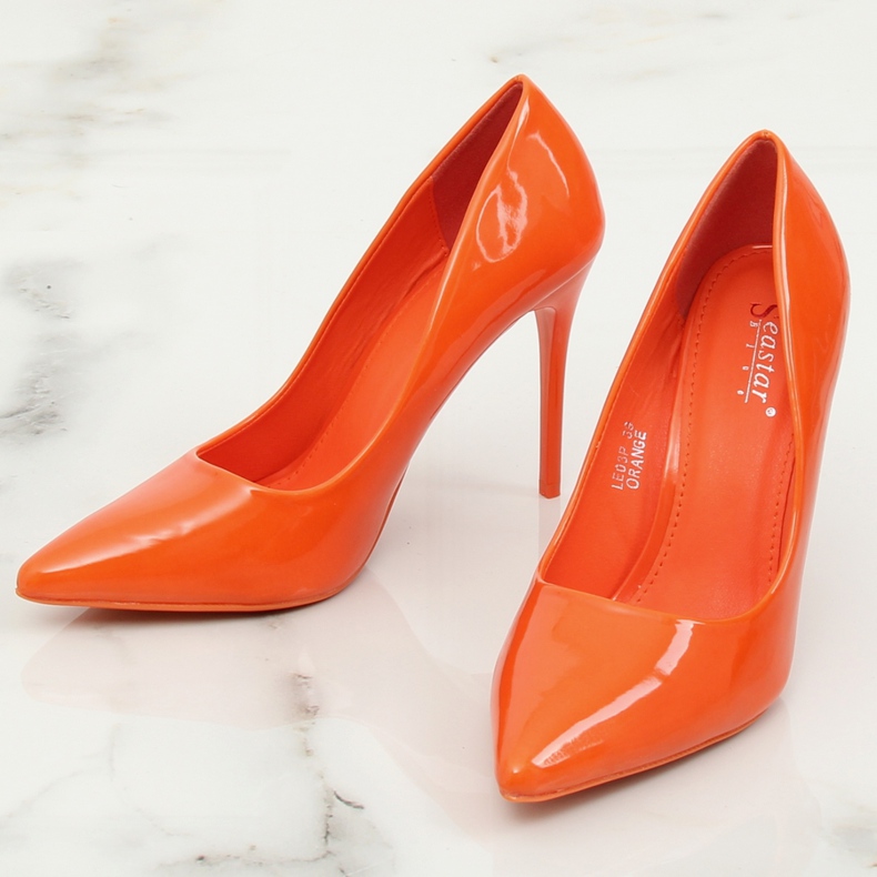 Tacchi a spillo da donna arancione LE03P Orange II-GAT arancia 1