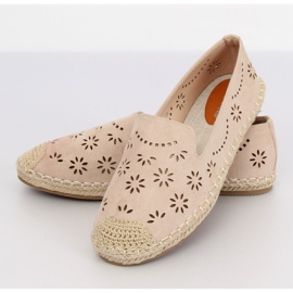 Espadrillas beige traforate 9023 Beige II-GAT 1