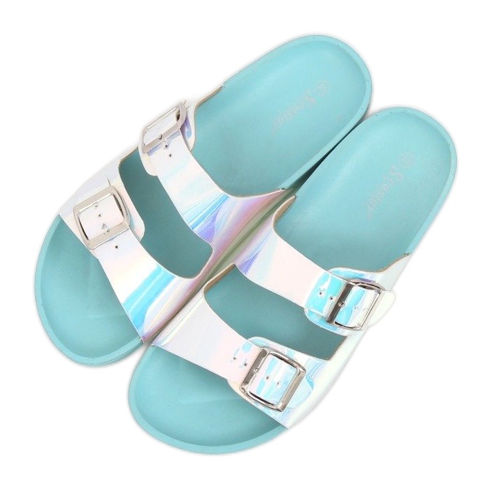 Blu BG28P Pantofole blu benzina 2