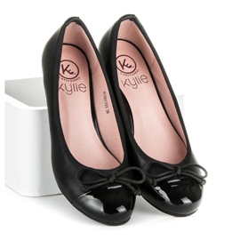 Kylie Pompe con zeppa nero 2