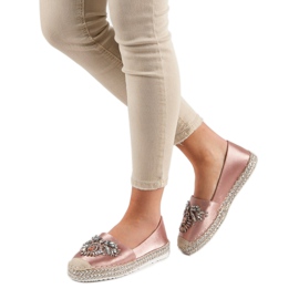 Espadrillas rosa con ornamenti 2
