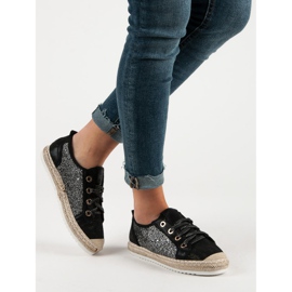 Espadrillas legate nero 1