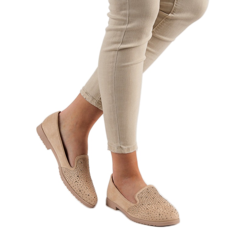 Signori beige con cristalli 1