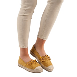 Espadrillas Con Fiori giallo 2