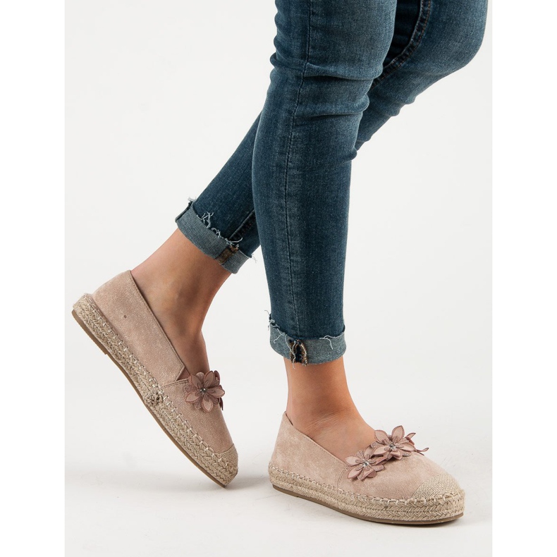 Espadrillas Con Fiori rosa 1