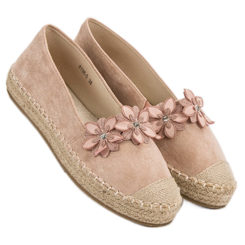 Espadrillas Con Fiori rosa 2