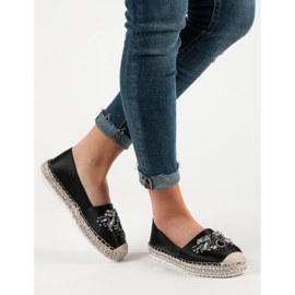 Espadrillas Nere Con Ornamenti nero 1