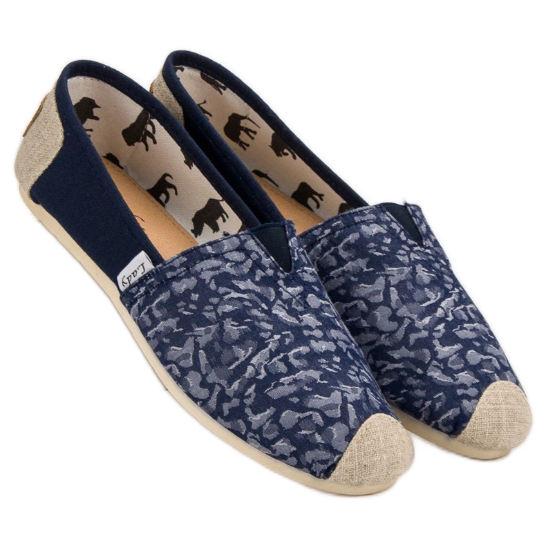 L. Day Slipon blu nero 2