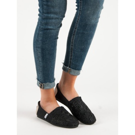 L. Day Slipon Con Motivo nero 1