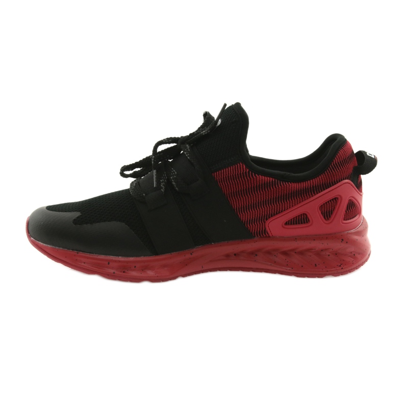 Scarpe sportive da uomo DK 18332 nere/rosse nero rosso 2