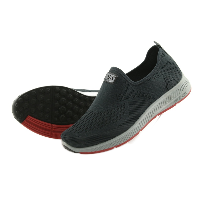 DK slip-on sportivo da uomo 5001 grigio 5