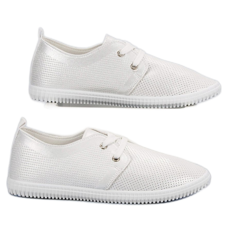 Super Mode Scarpe bianche classiche bianca 2
