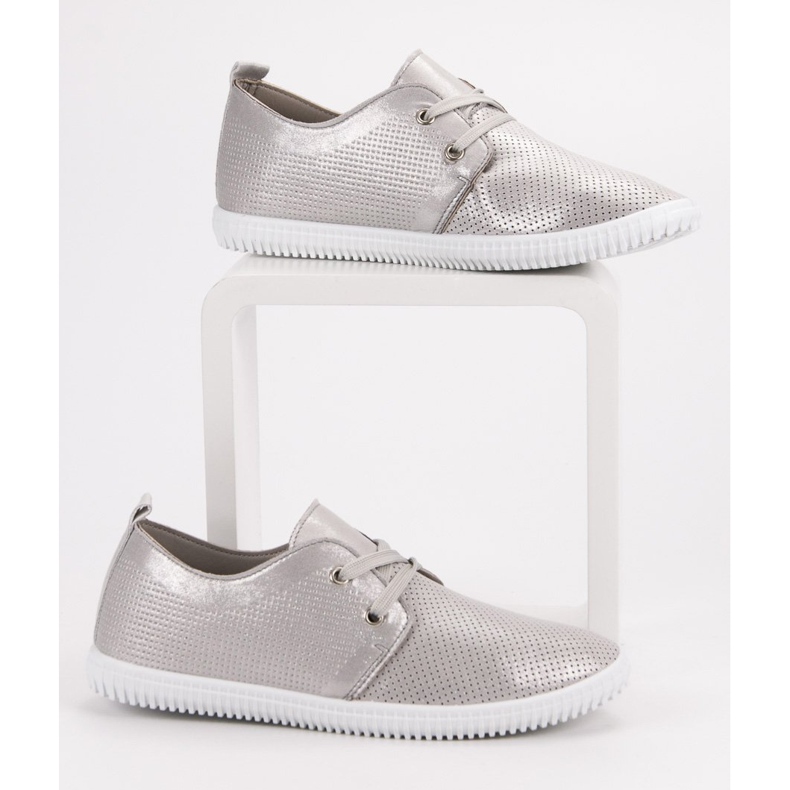 Super Mode Scarpe classiche grigie grigio 2