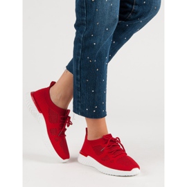 Scarpe sportive ariose rosso 1