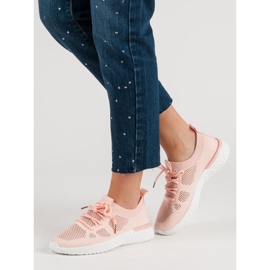 Scarpe sportive ariose rosa 1