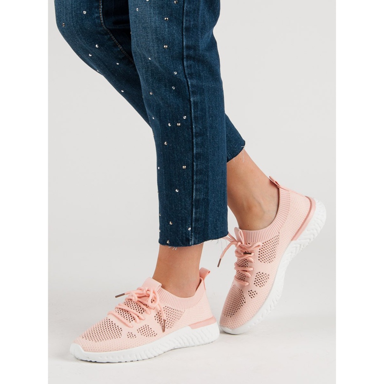 Scarpe sportive ariose rosa 1