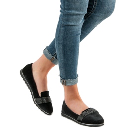 Ballerine in velluto nero 1