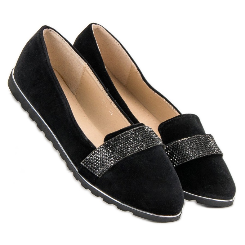 Ballerine in velluto nero 2