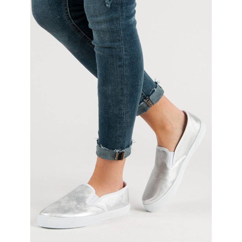 Slipons d'argento grigio 1