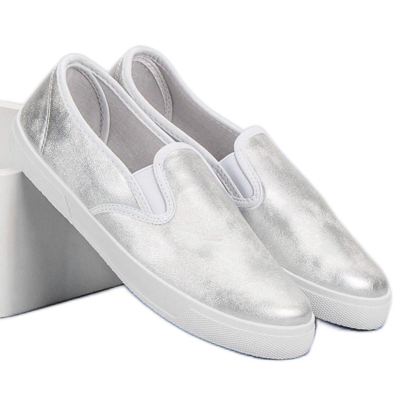 Slipons d'argento grigio 2