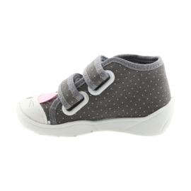 Scarpe per bambini Befado 212P059 grigio rosa 2