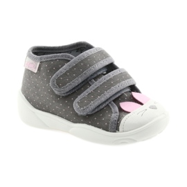 Scarpe per bambini Befado 212P059 grigio rosa 1