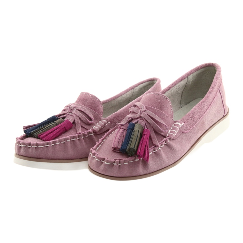 Comodi mocassini da donna Filippo 641 rosa 3