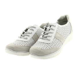 Scarpe sportive da donna Filippo 028 bianche e grigie bianco grigio 5