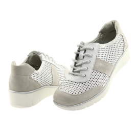 Scarpe sportive da donna Filippo 028 bianche e grigie bianco grigio 4