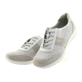 Scarpe sportive da donna Filippo 028 bianche e grigie bianco grigio 3