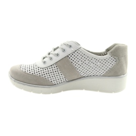 Scarpe sportive da donna Filippo 028 bianche e grigie bianca grigio 2