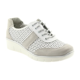 Scarpe sportive da donna Filippo 028 bianche e grigie bianco grigio 1