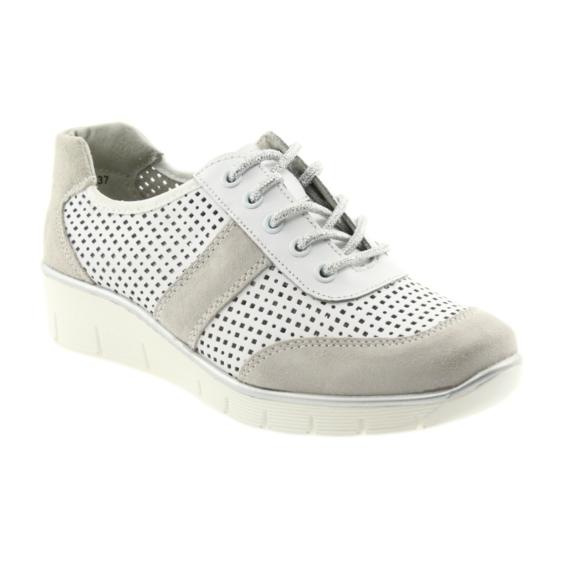 Scarpe sportive da donna Filippo 028 bianche e grigie bianca grigio 1