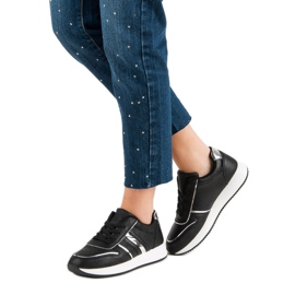 Comode scarpe da ginnastica nere nero 2