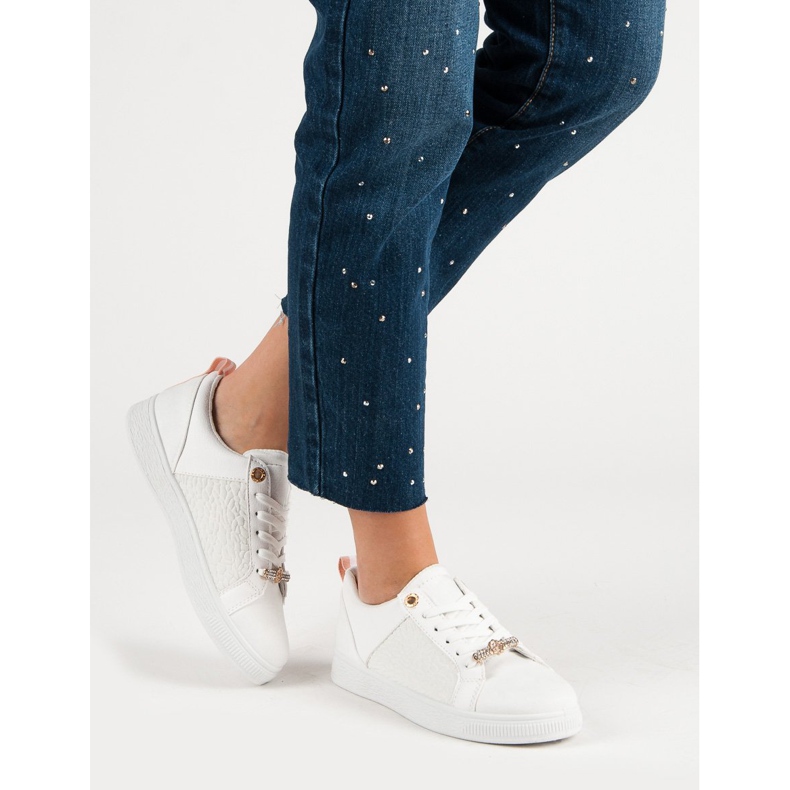 Scarpe sportive bianche bianco 2