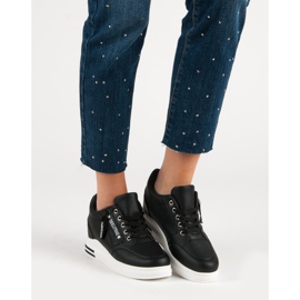 Scarpe da ginnastica nere alla moda nero 1