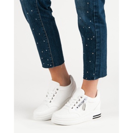 Scarpe da ginnastica bianche alla moda bianco 2