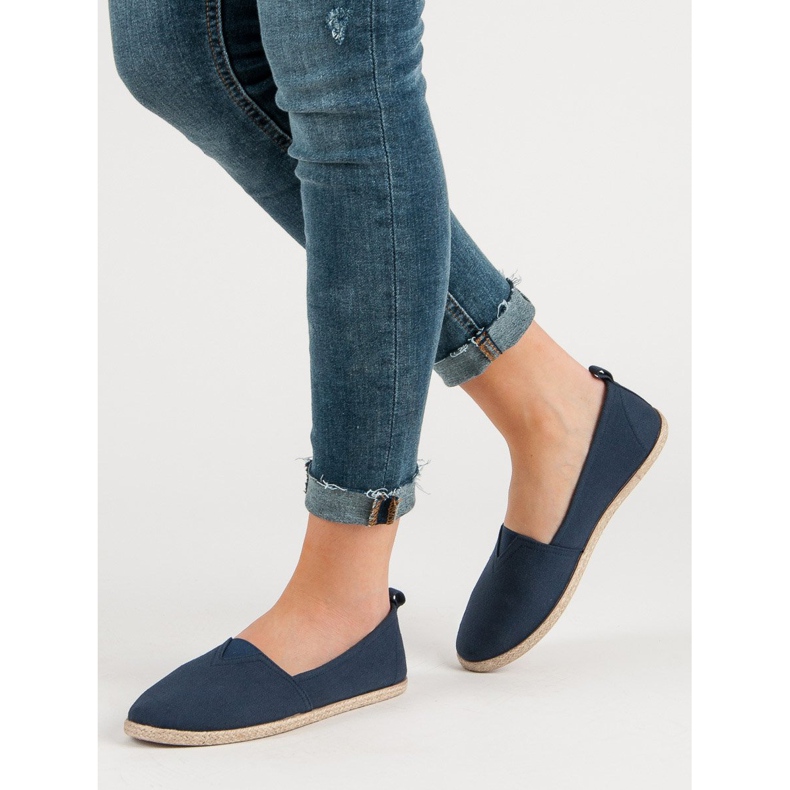 Sneakers slip on blu navy 2