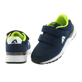 Soletta interna in pelle blu navy American Club BS09 verde 4