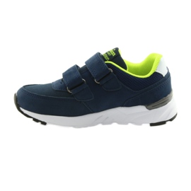 Soletta interna in pelle blu navy American Club BS09 verde 2