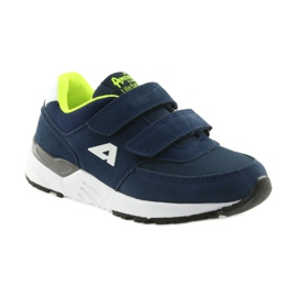 Soletta interna in pelle blu navy American Club BS09 verde 1