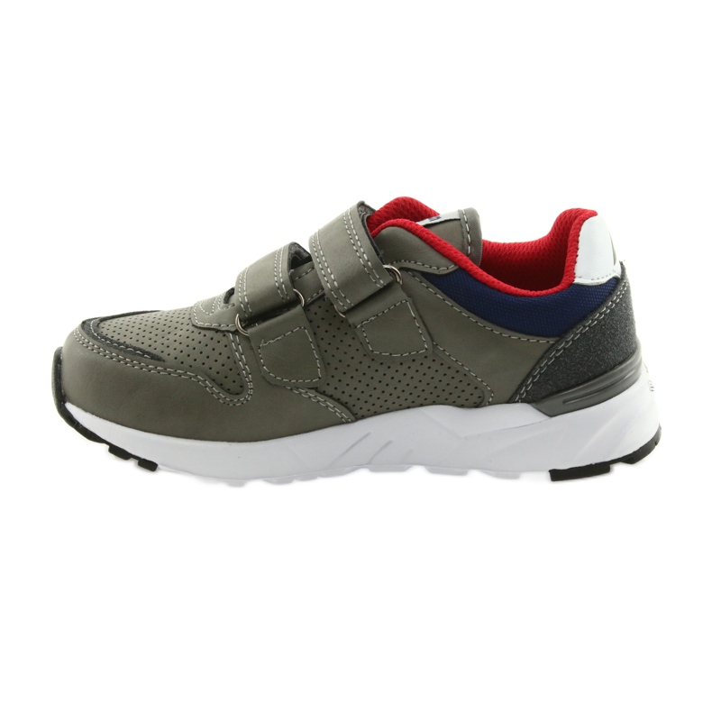 Soletta in pelle per scarpe sportive American Club grigio rosso blu navy 2
