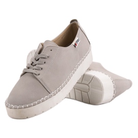 Scarpe annodate grigie VICES grigio 1