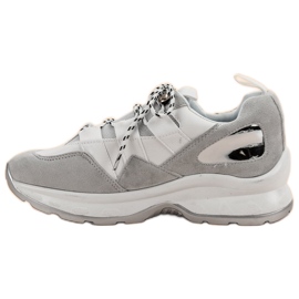 Scarpe da ginnastica leggere VICES bianco grigio 1
