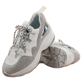 Scarpe da ginnastica leggere VICES bianca grigio 2
