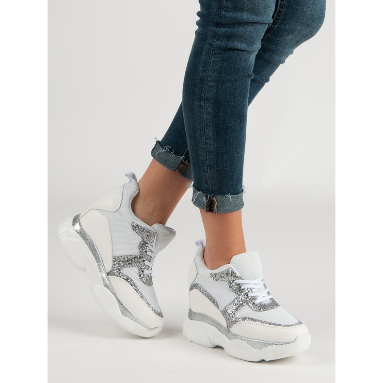 VICES Sneakers Con Broccato bianco 1