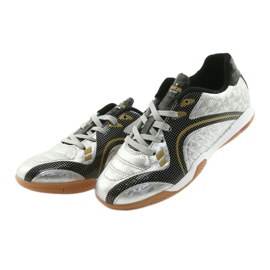 Scarpe sportive indoor American Club OG13 Silver nero grigio giallo 3