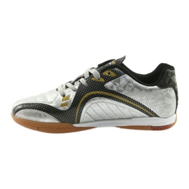 Scarpe sportive indoor American Club OG13 Silver nero grigio giallo 2