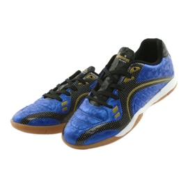 Scarpe sportive indoor American Club OG13 Royal nero blu giallo 3