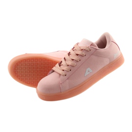 Scarpe sportive American Club BS07, inserto in pelle rosa 5